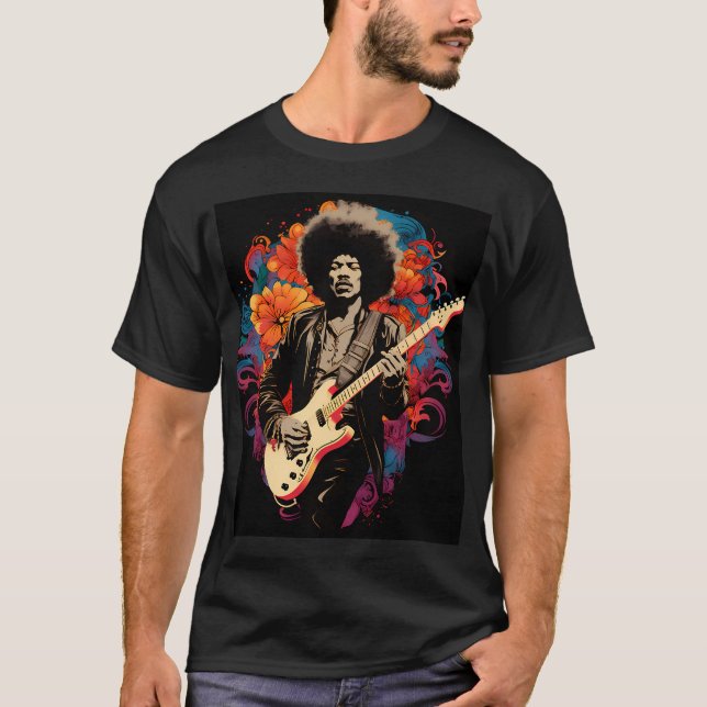 Camiseta Jimmy Hendrix Antiguo (Anverso)