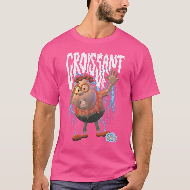 Camiseta Jimmy Neutron Heavy Metalizado Carl Croissant Funn (Anverso)