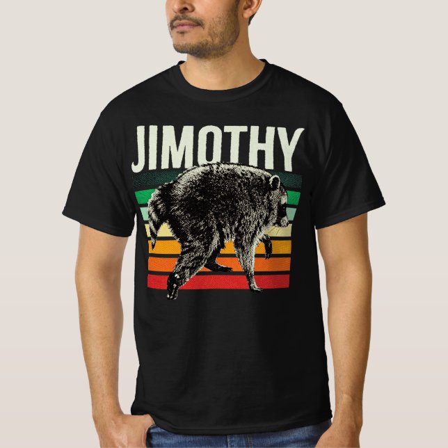 Camiseta Jimothy el mapache (Anverso)