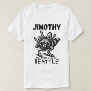 Camiseta Jimothy Mapache Demonio de Seattle