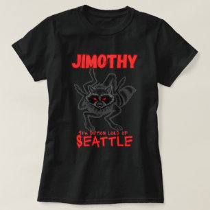 Camiseta Jimothy Mapache Demonio de Seattle