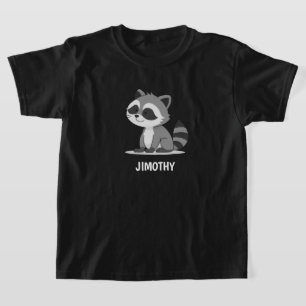 Camiseta Jimothy Mapache Lindo Divertido Amante de Mascotas