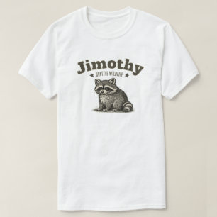 Camiseta Jimothy Mapache Vida Silvestre Seattle