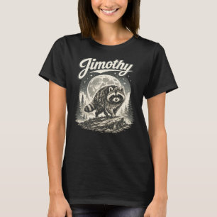 Camiseta Jimothy Moonlit Mischief Mapache Arte de Vida Silv