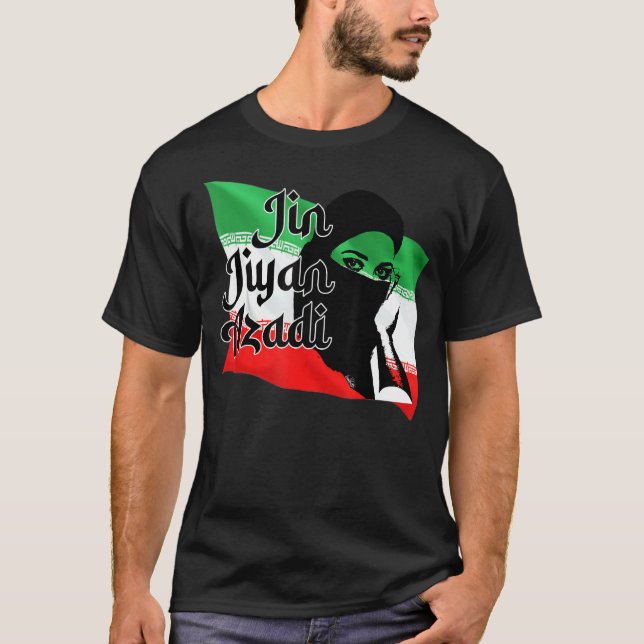 Camiseta Jin Jiyan Azadi Mujeres Libertad Vida (Anverso)