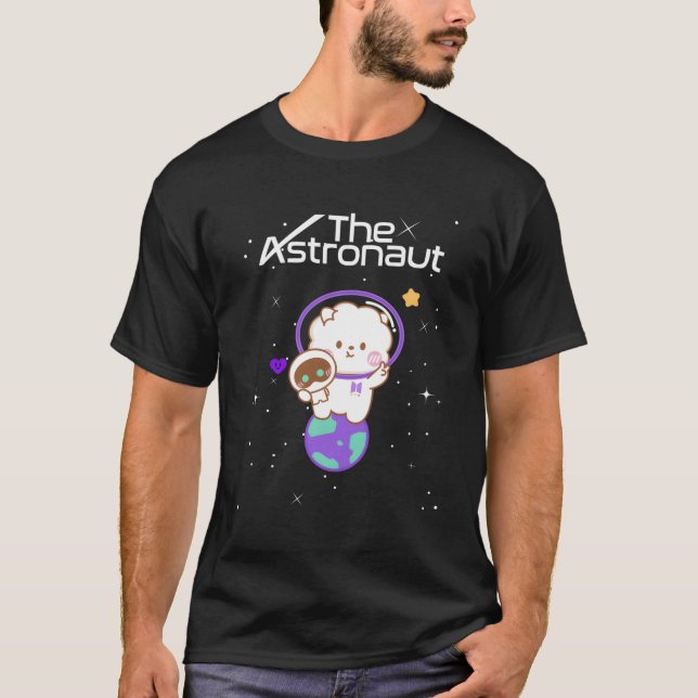 Camiseta Jin Wootteo El Astronauta K-Pop (Anverso)