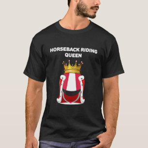 Camiseta Jinete a Caballo Reina Mujer Equitación