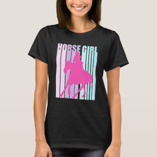Camiseta Jinete a caballo silueta chica