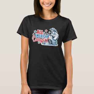 Camiseta Jinete Americana Total Mujer Occidental Patriótica