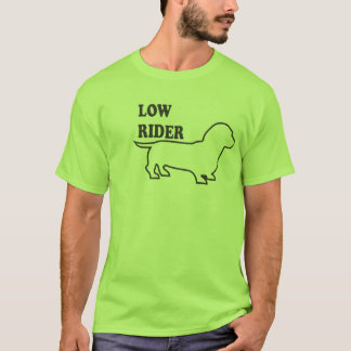 Camiseta Jinete bajo, perro de Weiner
