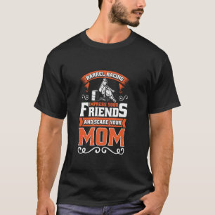Camiseta Jinete De Barril Divertido Jinete De Caballo Rodeo