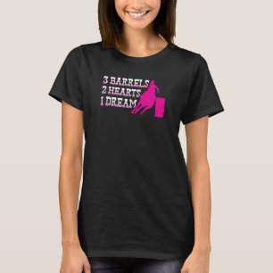 Camiseta Jinete de Barriles 3 Barriles 2 Corazones 1 Sueño 