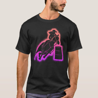 Camiseta Jinete de barriles vaquera mujeres chicas