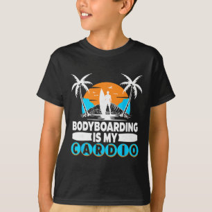 Camiseta Jinete de bodyboarding y bodyboarder surfeando _1