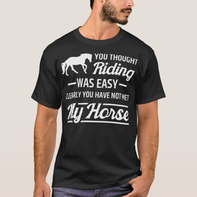 Camiseta Jinete de caballo  (Anverso)