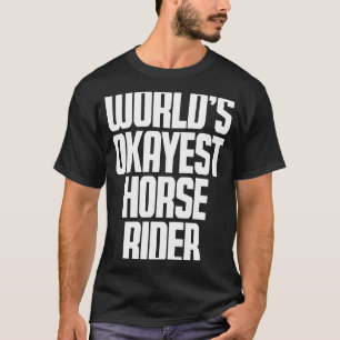 Camiseta Jinete de Caballo Aceptable