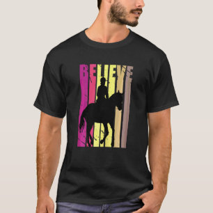 Camiseta Jinete De Caballo Ecuestre Chicas Lindas Silueta