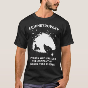 Camiseta Jinete de caballo Equinetrovert Rancher Jinete de 