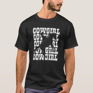 Camiseta Jinete de caballo vaquera