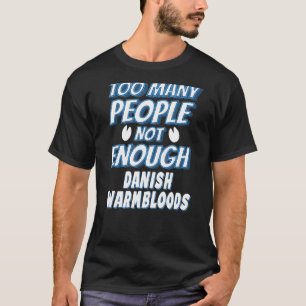 Camiseta Jinete de caballo Warmblood danés