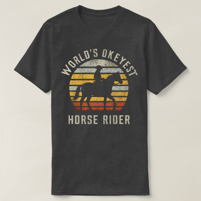 Camiseta jinete de caballos más cercano (Diseño del anverso)