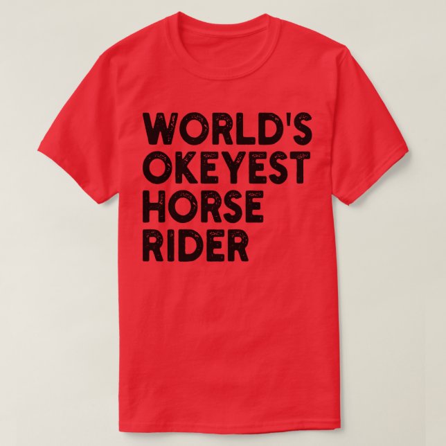 Camiseta jinete de caballos más cercano 2 (Diseño del anverso)