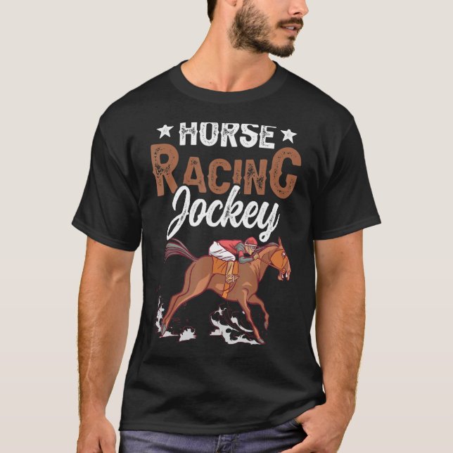 Camiseta Jinete de carreras de caballos (Anverso)