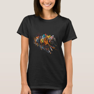 Camiseta Jinete de carreras de caballos divertido derby pil