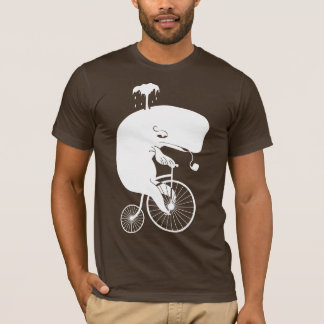 Camiseta Jinete de la ballena en la bici del comino del