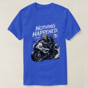 Camiseta Jinete de Motocicleta Espadachín de Anime