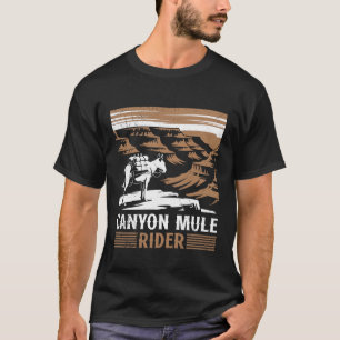 Camiseta JINETE DE MULA DEL GRAN CañÓN Retro Arizona Divert