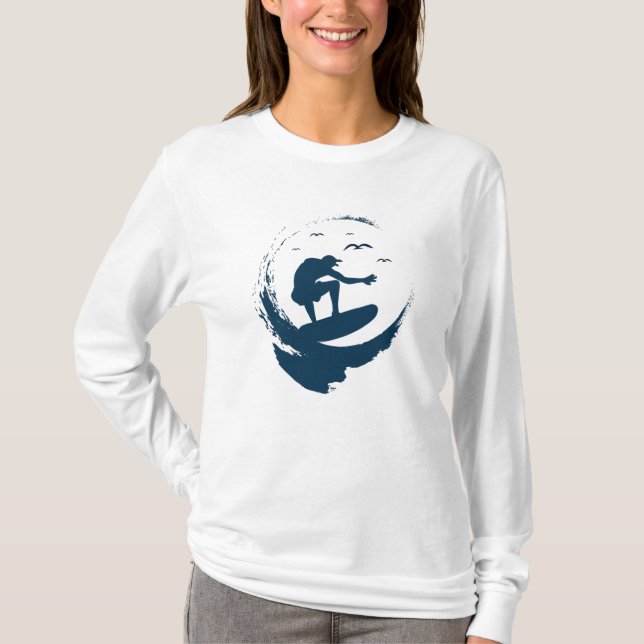Camiseta Jinete de Ola (Anverso)