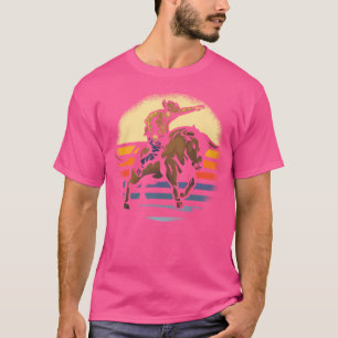 Camiseta Jinete de Rodeo de Toro Vaquero Occidental