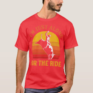 Camiseta Jinete de Toro Divertido Rodeo Occidental Amante d