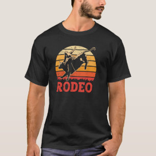 Camiseta Jinete de Toro Retro Rodeo