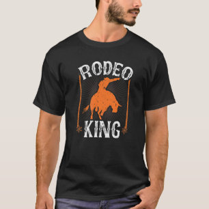 Camiseta Jinete de Toro Rey del Rodeo de Vaquero Jaripeo