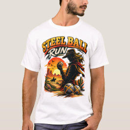 Camiseta Jinete del Desierto Occidental Silueta Retro