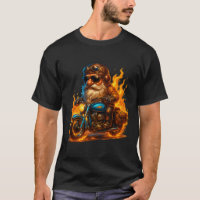 Jinete del Infierno Esponjoso: Perro Motero con Ba