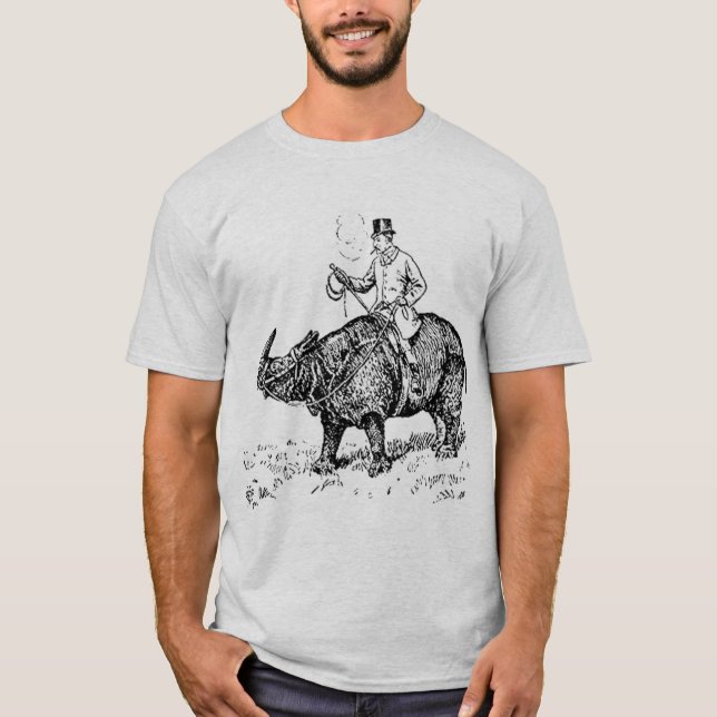 Camiseta Jinete del rinoceronte (Anverso)
