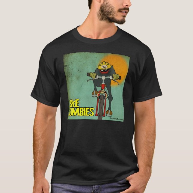 CAMISETA JINETE DEL ZOMBI DE LA BICI (Anverso)