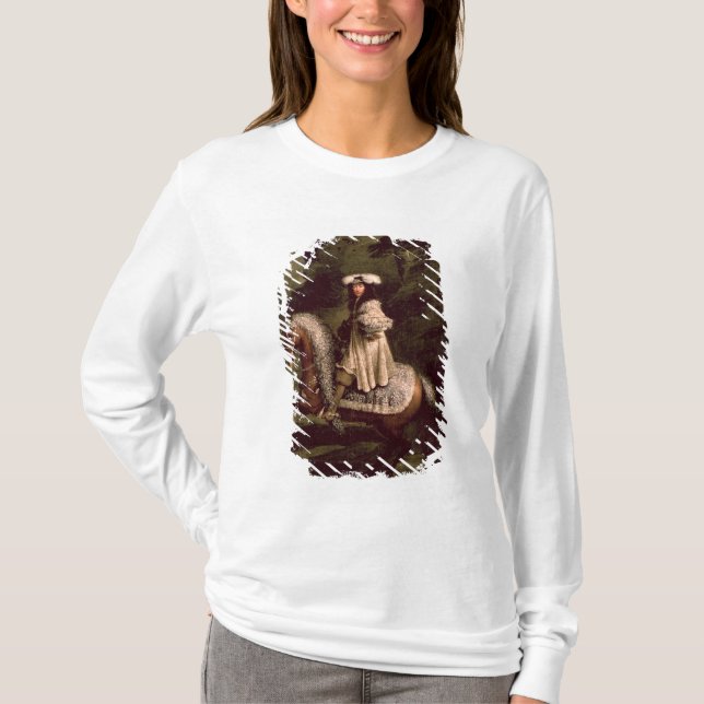 Camiseta Jinete en azul (Anverso)