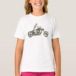 Camiseta Jinete esquelético del motorista/de la bici: