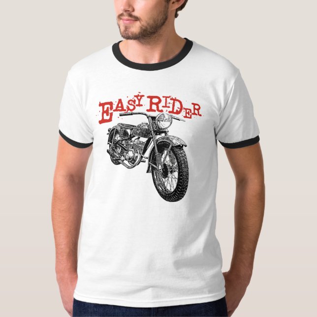 Camiseta Jinete fácil de Moto (Anverso)