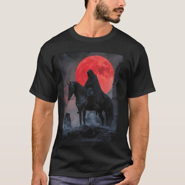 Camiseta Jinete oscuro luna roja (Anverso)