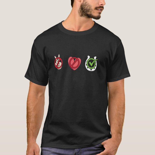 Camiseta Jinete Paz Amor Resistencia Cabalgando (Anverso)