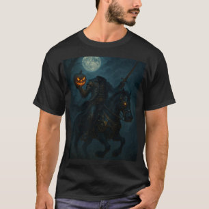 Camiseta Jinete sin cabeza de terror gótico steampunk