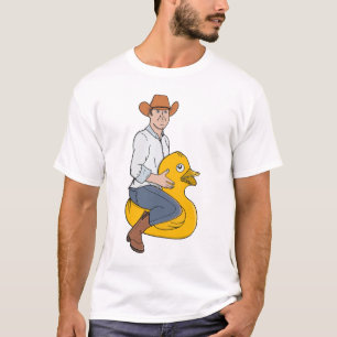 Camiseta Jinete Vaquero en Pato de Goma