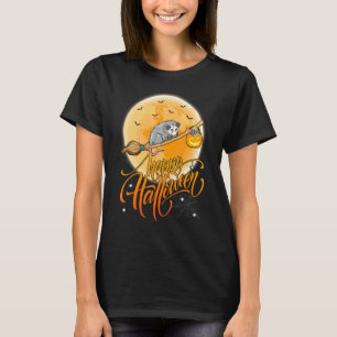 Camiseta Jinete Zarigüeya Bruja Escopeta Luna Vintage Zarig