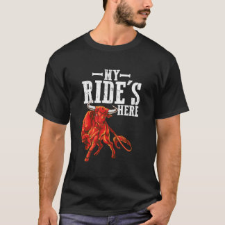 Camiseta Jineteo de Toros Pbr Rodeo Jinetes de Toros para R