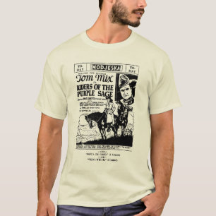 Camiseta Jinetes de Tom Mix del anuncio 1925 del sabio